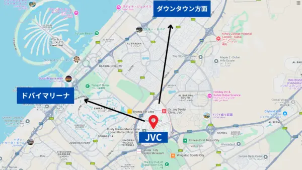 【Jumeirah Village Circle (JVC)どこ？】ドバイ移住者に人気のエリアをご紹介。